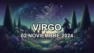 Horóscopo de hoy ♍︎ VIRGO  02 Noviembre 2024 virgohoroscopo [upl. by Shugart]