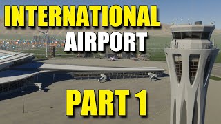 International Airport Build Part 1  Cities Skylines 2  Episode 20 [upl. by Jeconiah]