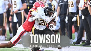 Towson Football Highlights  2023 CAA Football [upl. by Norina833]