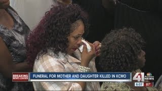 Funeral held for Kansas City Mo double murder victims [upl. by Aernda874]