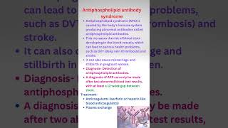 Antiphospholipid antibody Syndrome draditikumar pathologyacademy biology mbbs neetpg [upl. by Gnilhsa858]