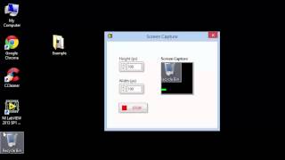 Continuous screen capture example in LabVIEW [upl. by Dorree]