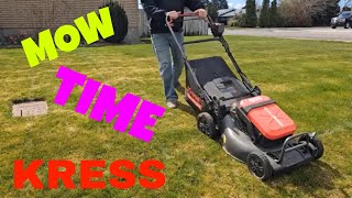 Watch The Kress 21 Inch Commercial Mower In Action  Live Mowing Footage [upl. by Westney]