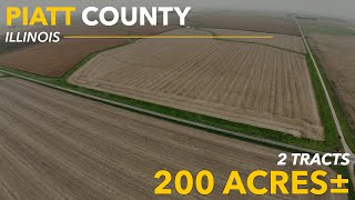 Kerley Aerial Tour  Piatt County Illinois [upl. by Nairot212]