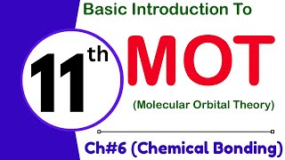 Molecular orbital Theory  MOT  Basic introduction  11th class chemistry  chno6 [upl. by Kingsbury]