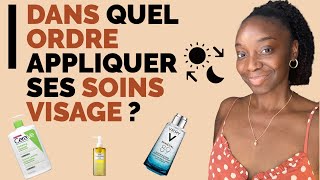 ROUTINE du VISAGE  Dans quel ordre appliquer ses soins visage  MATINSOIR simple et efficace [upl. by Enytnoel]