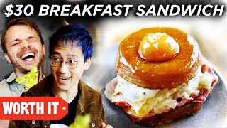 4 Breakfast Sandwich Vs 30 Breakfast Sandwich [upl. by Behn]