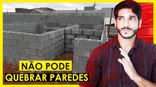 REFORMA EM PAREDES ESTRUTURAIS  CUIDADO NÃO PODE QUEBRAR [upl. by Par]