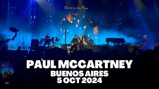 Paul McCartney  Buenos Aires Oct 5th 2024 Full Concert Highlights [upl. by Selrahcnhoj]