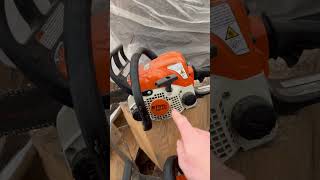 Stihl MS 170 maintenance Chainsaw carving with a Stihl MS 170 [upl. by Brandenburg677]