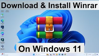 How to Download and Install Winrar in Windows 1011 Computer amp Laptop  Winrar Kaise Install Kare [upl. by Asfah]