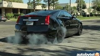 2014 Cadillac CTSV Coupe Test Drive amp HighPerformance Luxury Car Video Review [upl. by Eatnuahc]