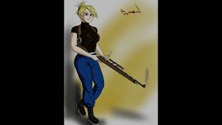 Riza Hawkeye Full Metal Alchemist Speedpaint [upl. by Bennion]