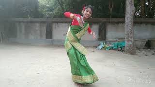 Bosonto bohilo sokhiDance by Samriddhi [upl. by Akihsay]