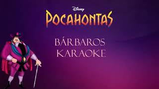 Bárbaros Parte I y II  Karaoke  Pocahontas ⚔️🍂 [upl. by Tirrell]