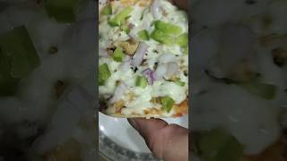 Chicken cheese pizza food shortsvideo [upl. by Ardel]