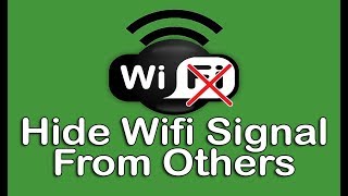 Hide Your WiFi Network signal and Connect To Hidden SSID [upl. by Hallett902]