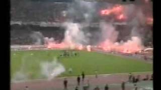 Panathinaikos  Club Brugge Welcome to hell   1994 [upl. by Nevanod200]