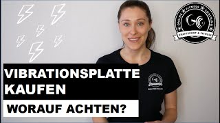 Vibrationsplatte kaufen Worauf achten 2022 [upl. by Trillby]