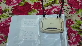 TP Link TLWR841N Wifi Router Available WhatsApp 03352724781 [upl. by Enneillij]