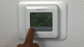 How to Use Your Honeywell T4 Pro Thermostat [upl. by Ginevra]