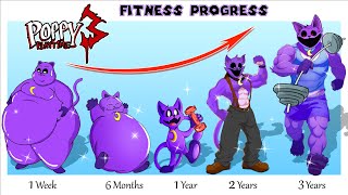 From Fat to Muscle POPPY PLAYTIME 3 Incredible Transformation  ADN Growing Up [upl. by Atiluj]