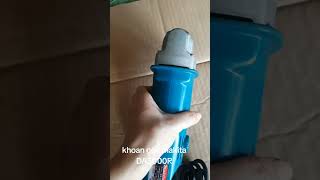 Khoan gốc makita DA3000R nhật [upl. by Airbmak]