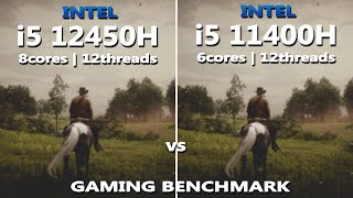 INTEL i5 12450H vs i5 11400H Gaming Benchmark Test in 2024  Tested in 10 Games  RTX 2050 [upl. by Mariana]