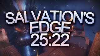 Salvations Edge in 25 Minutes Speedrun World Record 2522 [upl. by Nainatrad786]