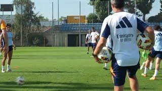 Kylian Mbappé first training at Real Madrid [upl. by Kciredes]