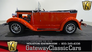 1974 Glassic Model A Phaeton Gateway Classic Cars 614 Houston Showroom [upl. by Relyhs]