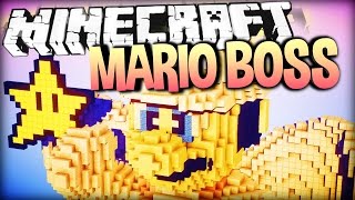 Böser Mario   Minecraft MARIO BOSS BATTLE [upl. by Nisbet30]