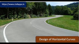 Horizontal Curve Design by Excel App in Two Minutes [upl. by Aehcim]