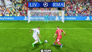 UCL 2425  Liverpool vs Real Madrid  Penalty Shootout [upl. by Baiel]