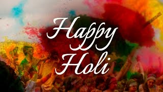 Happy Holi Greetings Happy Holi Wish Message Video Whatsapp video E card [upl. by Halian]