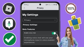 วิธีรับการแชทด้วยเสียงบน Roblox 2024  เปิดใช้งานการแชทด้วยเสียงใน Roblox [upl. by Soloman]