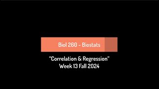 CSULB Biol 260 Fall 2024  Week 13 [upl. by Vincenty]