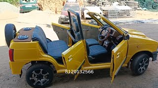 Maruti 800 sports car modified wasim creation [upl. by Dnaltiac146]