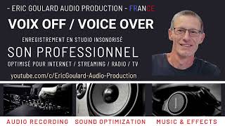 Eric Goulard  DEMO voix off  voice over  Audio Production Services Voice Music Sound Design [upl. by Ymot]