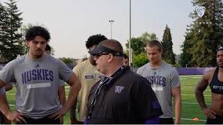 Pac Leaders Ron McKeefery instilling toughness accountability into Washington football [upl. by Rosene]