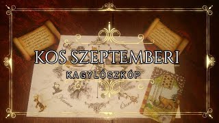 KOS SZEPTEMBERI KAGYLÓSZKÓP TAROT 2019 [upl. by Miguelita557]