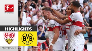 VfB FINISHES OFF Dortmund  VfB Stuttgart  Borussia Dortmund 51  Highlights  Matchday 4 [upl. by Sama]