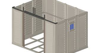 10ft x 8ft WoodBridge Plus Assembly Steps [upl. by Vanden422]