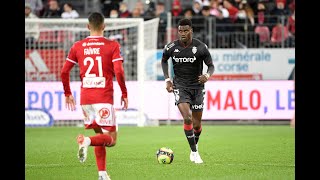 BENOIT BADIASHILE FRANCHIT LA BARRE DES 100 MATCHS AVEC LAS MONACO [upl. by Twyla]