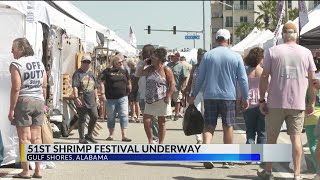 Gulf Shores Shrimp Festival underway with vendors donating profits to Hurricane Milton restoration p [upl. by Alicia817]