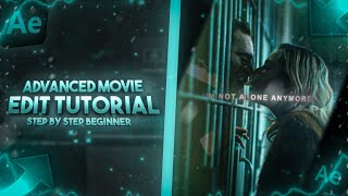 • How To Make This ADVANCED MOVIE EDIT on After Effects  step by step tutorial • [upl. by Aihsekan]