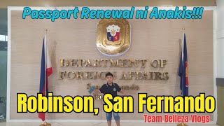 Antons DFA Passport Renewal and Mall Tour in Robinsons Starmills San Fernando Pampanga [upl. by Mera]