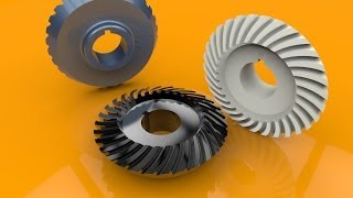 Solidworks Tutorial  06 Spiral Bevel Gear [upl. by Siraj]