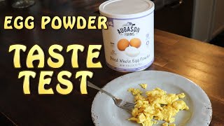 Egg Powder Taste Test  Augason Farms Review [upl. by Jerrie]