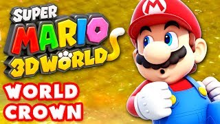 Super Mario 3D World  World Crown 100 Nintendo Wii U Gameplay Walkthrough [upl. by Yaned]